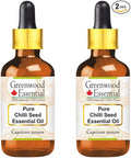 Greenwood Essential Pure Chilli Seed Essential Oil (Capsicum annum) with Two Glass Droppers Steam Distilled (Pack of Two) 50ml X 2 (3.38 oz)