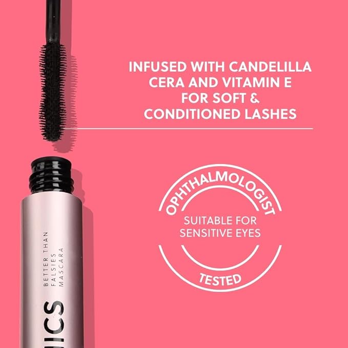 ForChics- Nourishing Eyelash Growth Mascara - Volumizing & Lengthening, Moisturizing Black Formula for Sensitive Eyes, Enhances Thickness & Health