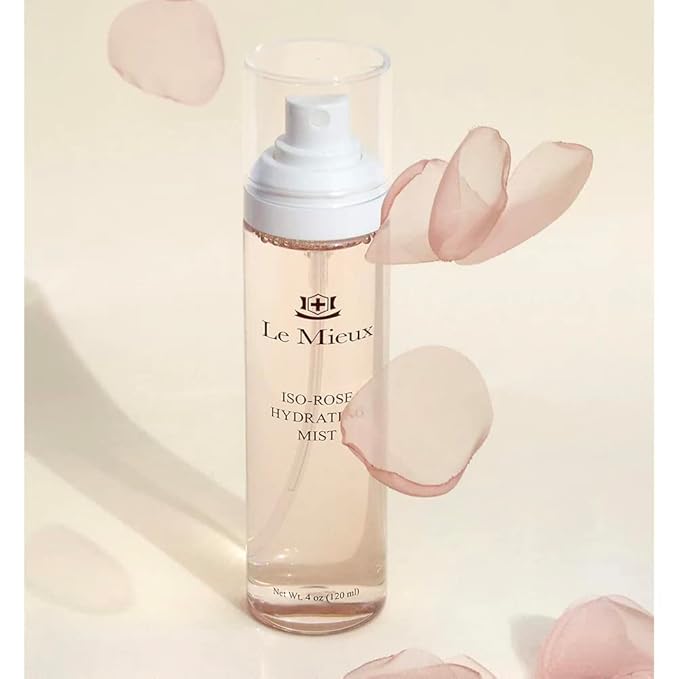 Le Mieux Skincare Iso Rose Hydrating Mist - Hydrating Face Mist with Minerals & Bulgarian Rose Water - Soothing Facial Spray for Calming & Moisturizing Irritated, Dry Skin (4 oz / 120 ml)