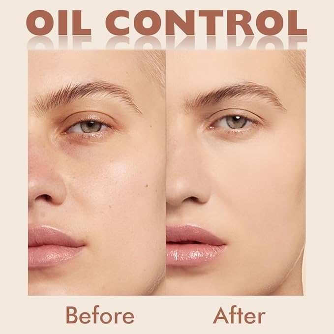 Oil Control Matte Perfection Face Powder Compact For Women, Matte Smooth Flawless Setting Powder Makeup, Polvo Compacto De Maquillaje, Waterproof Long Lasting, 0.35Oz, (125 Ivory Buff, 1)