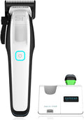 Supreme Trimmer Recharge Clipper - Professional Hair Clipper with 2 Removable Batteries, Brushless Motor, Smart Charge Stand, USB-C Charge & DLC Blades Barbers | STC779