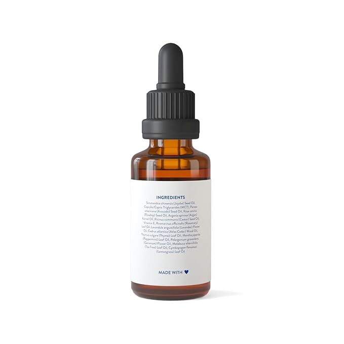 Routine Wellness Hair Treatment Serum for Thinning Hair - Plant-Based Rosemary, Tea Tree & Argan Oils Blend for Strength, Shine & Softer Hair - Clean Ingredients, All Hair Types - 30ml (Pack of 3)