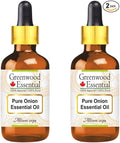 Greenwood Essential Pure Onion Seed Oil (Allium cepa) Cold Pressed (Pack of Two) 30ml X 2 (2 oz)