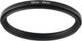 55mm to 49mm Step-up Adapter Rings Filter Adapter Black Metal Step Down Filter by Unknown