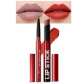 AMY'S DIARY 2Pcs Ruby Red Lipstick and Lip Liner Combo, Lip Liner and Lip Stick Kit for Women, Matte Lip Pencil and Smooth Hydrating Lipstick, Non-Stick Lip Makeup Set (06#)