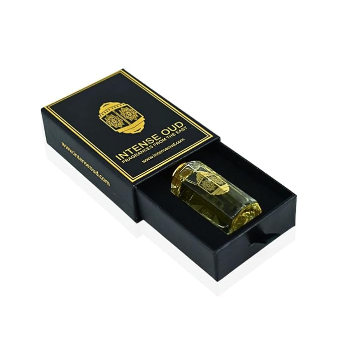 INTENSE OUD Scandalous Long Lasting Arabian Perfume Oils for Women 12ML (0.40 OZ) Floral Fruity Fragrance Oil with a Warm Finish - Concentrated Perfume Oil in an Elegant Black Gift Box