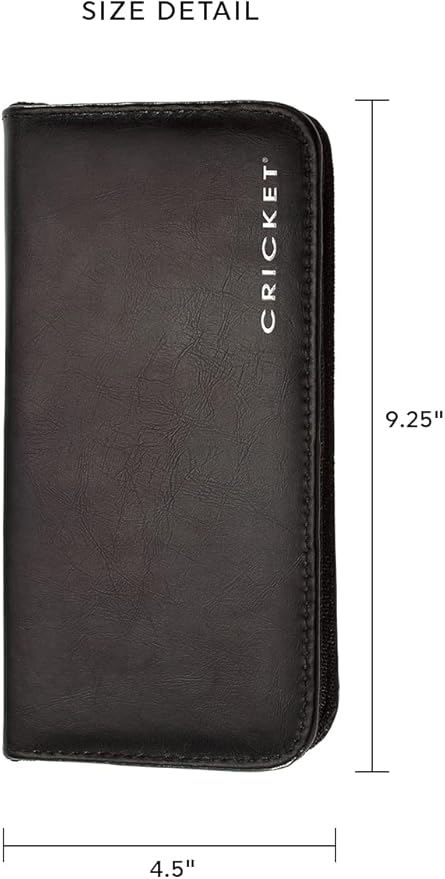 Cricket Shear Advantage Left-Hand Duo Professional Stylist 5.75" & 32T Stainless Steel Hair Cutting Scissors and Hair Thinning Shears Set, Lefty, Value Set with Case and Accessories