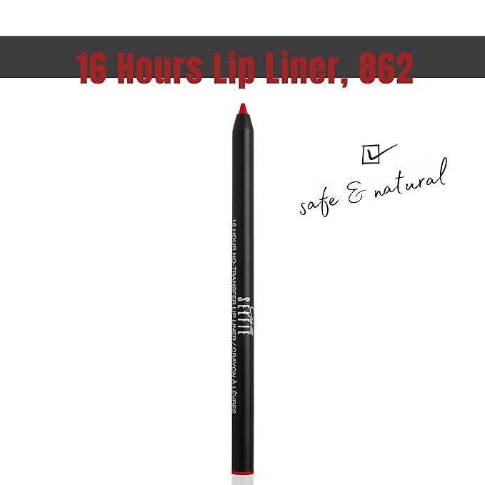 GA-DE Selfie 16 Hours Lip Liner, 862 - Long-Lasting, Transfer-Resistant Lip Liner Pencil - Lightweight, Creamy Soft Texture, High-Pigmented - 0.02 oz
