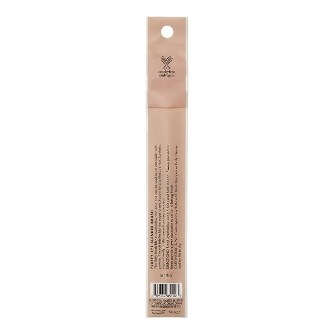 e.l.f. Fluffy Eye Blender Brush | Vegan Makeup Tool | Flawlessly Applies Eyeshadow & Sets Concealer (Pack of 2)
