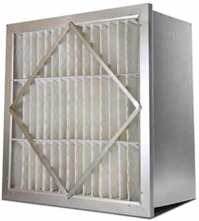 RIGID-PACK 20x20x12 Rigid Box Air Filter – MERV 14/95% ASHRAE HVAC Filter – by AccuraFil