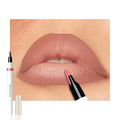 Matte Calligraphy Liquid Lip Liner Lipstick Pencil, Nude Pink Long-Lasting Transfer-Proof Lip Stain, Lightweight Lipstick, Sheer Buildable Color, Fades to a Natural Wash of Colors