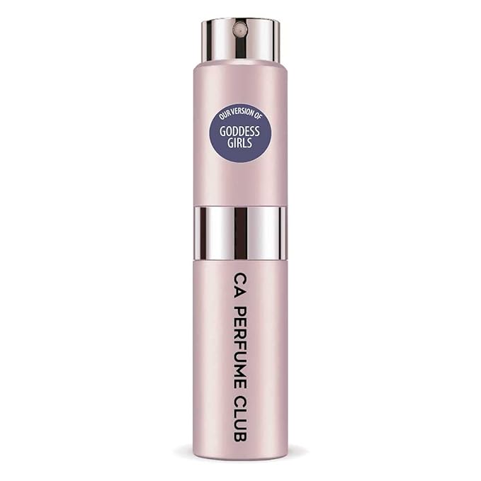 CA Perfume Impression of Goddess Girls for Women Amber Floral Scent Long Lasting Perfumes for Women Eau De Parfum Travel Size Refillable Atomizer Spray 0.27 Fl Oz 8ml