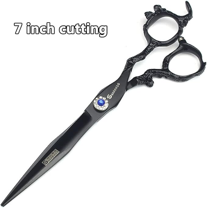 6/7/8/9-inch professional hair clipper set, stainless steel sharp hair clippers, hairdresser specific scissor((6+7) inches, 3 pieces)