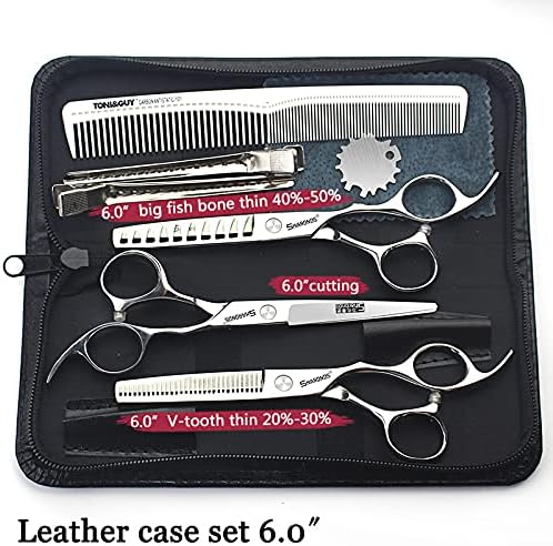 6/6.5-inch Professional Hair Clippers, Hairdressers, efficient Hair Clippers (6 inch-3pc)