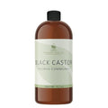 Unrefined Black Castor Oil - 32 oz - Brazilian smokey, Cold Pressed,Smoky scent, Non-GMO, Free of any Chemicals, Fillers Virgin Carrier Oil for Skin, Hair, Nails, Body, & More. Packaging may vary