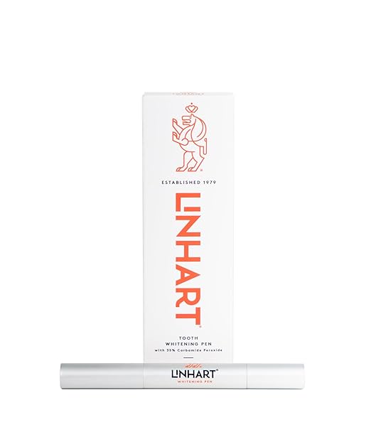 Linhart Teeth Whitening Pen – Professional Strength Gel for a Brighter Smile – Fast, Safe, and Easy-to-Use Whitening – No Sensitivity – Compact & Travel-Friendly – 30+ Applications