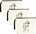 Hanamiya Na 3Pcs Girls Trip Gifts Favors Weekend Bag Funny Makeup Bag Girls Weekend Gifts Friendship Weekender Bags for Women Girl Bridesmaid Cosmetic Bags Zipper Pouch Wedding Bachelorette Party