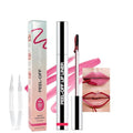 Delicate Pink Liquid Matte Lip Liner Stain Peel Off with Tweezer, Long Lasting, Waterproof Matte Lipstick Lip Gloss Tattoo for Women, Transfer-prof Lip Tint Makeup for All Skin Types 00#
