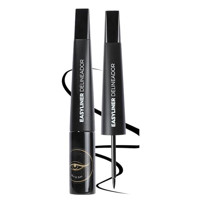 MAEPEOR Ultra-Fine Liquid Eyeliner Black High-Pigmented Matte Eyeliner Pen Stay All Day Makeup with Fine Brush Tip (M01 Black)