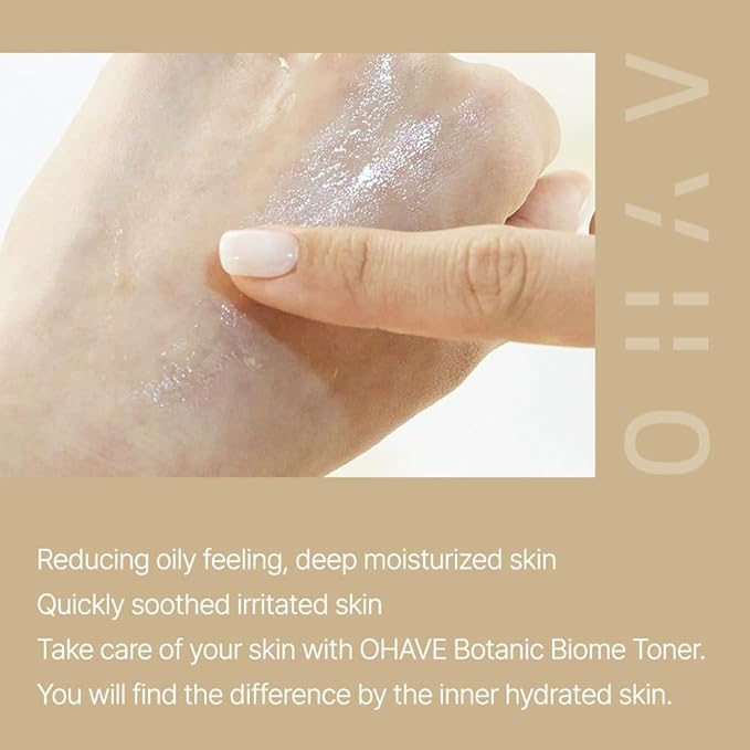 OHAVE Hydrating Facial Toner with Botanical Extracts – Soothing, Nourishing, and pH-Balancing – Suitable for All Skin Types, 150ml