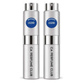 CA Perfume Impression of Legend for Men Aromatic Fougere Scent Long Lasting Cologne for Men Eau De Parfum Travel Size Refillable Atomizer Spray 0.27 Fl Oz 8ml (Pack of 2)