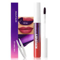 evpct Mauve Red Peel Off Lip Stain Tints with Tweezer, Matte Liquid Lipstick Lip Stain Long Lasting Waterproof for Women, Non-stick Cup Lipstick Peel Off High Pigmented Smudge-proof Easy to Apply, 02