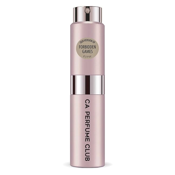 CA Perfume Impression of Forbidden Games for Women Floral Fruity Scent Long Lasting Perfumes for Women Eau De Parfum Travel Size Refillable Atomizer Spray 0.27 Fl Oz 8ml