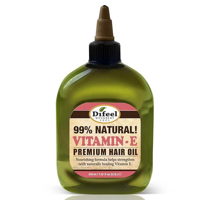 Difeel Premium Natural Hair Oil - Vitamin E Oil 7.1 ounce