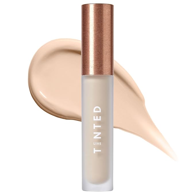 Live Tinted Hueskin Serum Concealer - Medium-to-Full Coverage Concealer with Niacinamide, & Hyaluronic Acid for Dark Circles, Fine Lines & Wrinkles, Buildable Long-Lasting Formula, 0.35 oz Shade 19.50