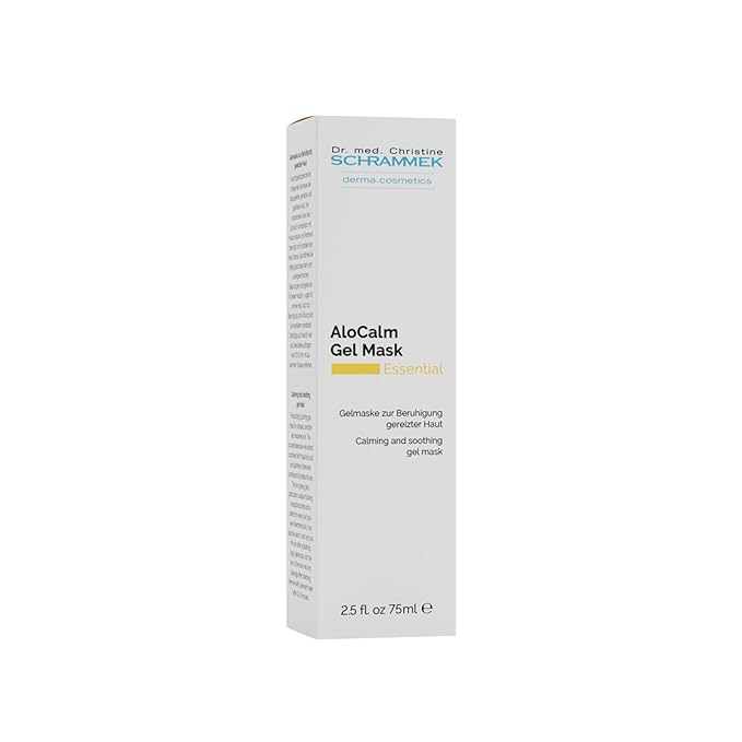 Schrammek Dr AloCalm Gel Mask (2.5 fl oz) – Intensive Skincare with Aloe Vera & Hyaluronic Acid - Hydrates Skin - All Skin Types - Post-Sun Care