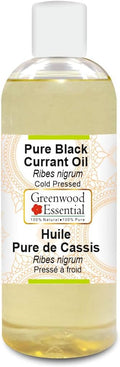 Greenwood Essential Pure Black Currant Oil (Ribes nigrum) Cold Pressed 200ml (6.76 oz)
