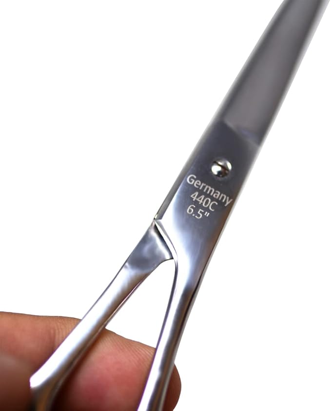 PRO Hair Cutting Sharp Barber Scissors 6.5" Light weight German Made Steel With Finger Rest