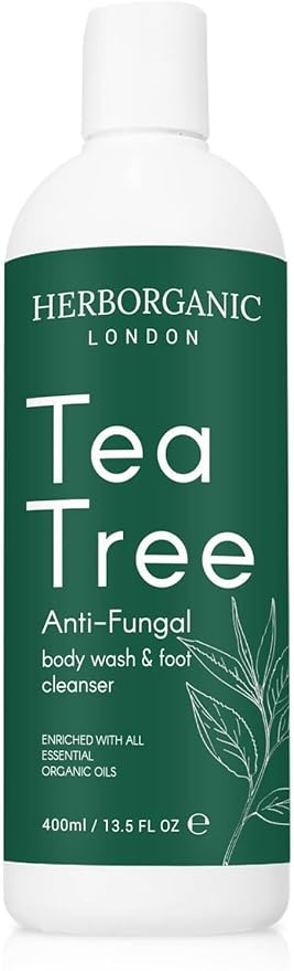 Tea Tree Body Wash - 400ml - Body Wash - Vegan, Odor and Foot Cleansing Shower Gel