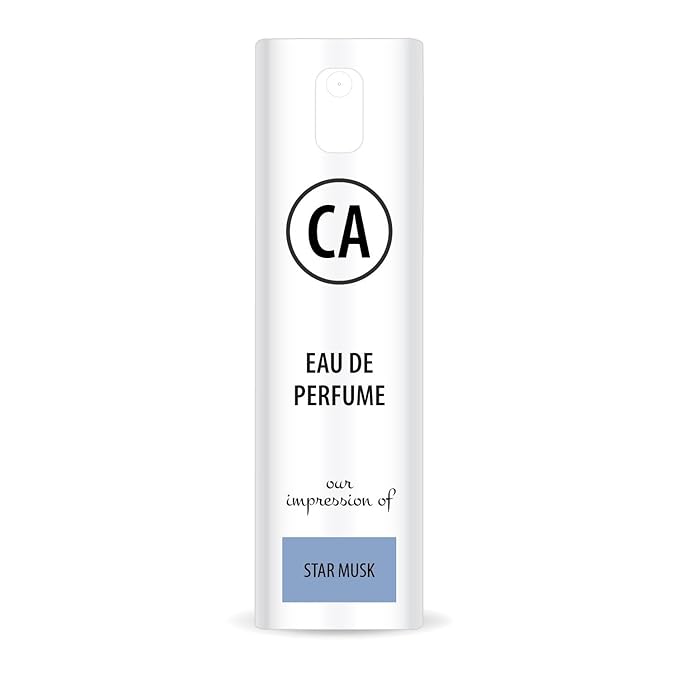 CA Perfume Impression of Star Musk Unisex Eau De Parfum Floral Woody Musk Scent Long Lasting Unisex Fragrance Travel Size TSA Ready for Day and Night Wear 0.33 Fl Oz 10ml