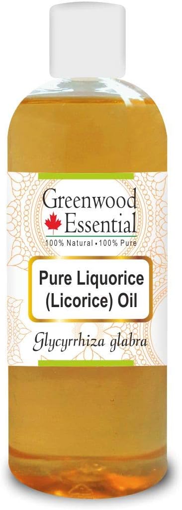 Greenwood Essential Pure Liquorice (Licorice) Oil (Glycyrrhiza glabra) 200ml (6.76 oz)