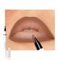 Matte Calligraphy Liquid Lip Liner Lipstick Pencil, Chocolate Long-Lasting Transfer-Proof Lip Stain, Lightweight Lipstick, Sheer Buildable Color, Fades to a Natural Wash of Colors