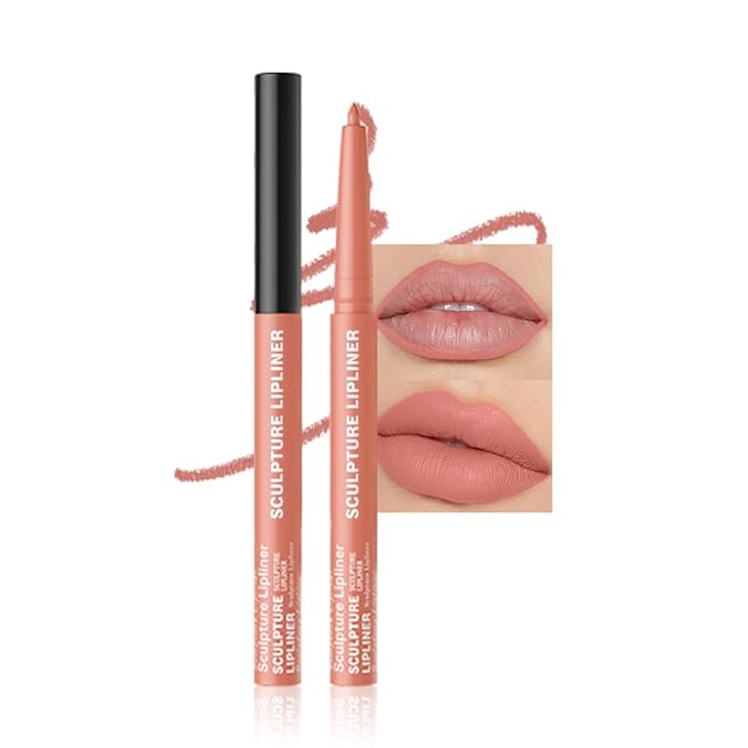 12 Colors Matte Lip Liner Pencil – Long Lasting Waterproof Lip Liner, Smudge Proof Transfer Proof Lip Pencil, High Pigment Lip Makeup for Defining & Filling Lips (10#, 1PCS)
