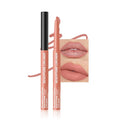 12 Colors Matte Lip Liner Pencil – Long Lasting Waterproof Lip Liner, Smudge Proof Transfer Proof Lip Pencil, High Pigment Lip Makeup for Defining & Filling Lips (10#, 1PCS)