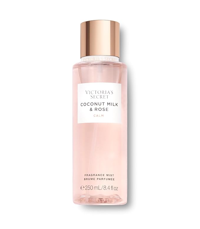 Victoria's Secret Coconut Milk and Rose Body Mist for Women, Feel Calm Women’s Fragrance, 250 ml / 8.4 oz