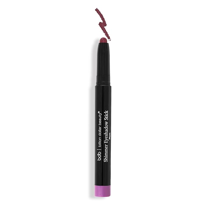 billion dollar brows bdb Shimmer Eyeshadow Stick - Multi-Use Eye Makeup in Shimmer, Sparkly Eye Glitter, Plum