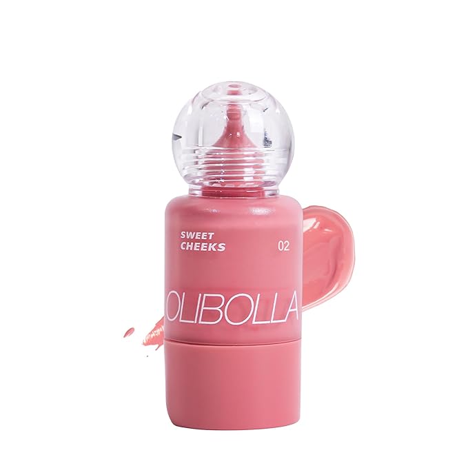 Liquid Blush, High Pigment, Buildable, Lightweight, for Radiant & Flushed & Dewy Cheeks, Long-lasting, Hydrating Cream Blush, For Dry Skin, 0.33 fl.oz