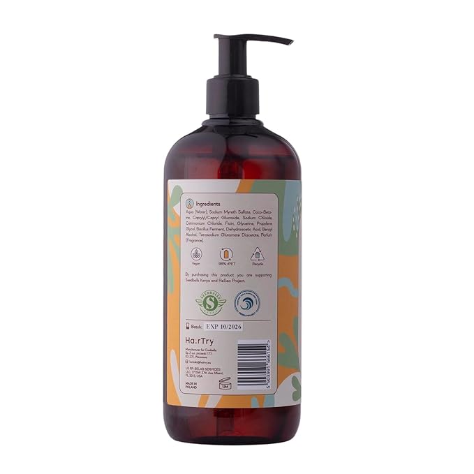 HairTry Date With Exfoliate – Multi-Function Enzymatic Exfoliating Shampoo with Ficin – For Deep Cleansing & Refreshing of the Scalp – Net 17.59 Fl. Oz/ 500 ml