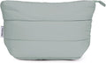 Narwey Small Makeup Bag for Travel Women Girl, Puffer Cosmetic Bag Makeup Pouch for Purse with Zipper, Cute Puffy Make Up Organizer Bags, Travel Toiletry Bag Toiletries (Sage Green)