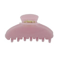 Premium Durable Acetate Hair Claw - Cute Clips for Thick or Thin Hair | Large Pink Claw Clip | 4 Inch (Pink)