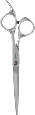 Fromm Transform 6.25" Extra Smooth Hair Cutting Shears for Wet and Dry Hair, Polished Silver Japanese Steel Scissors with Beveled Blade
