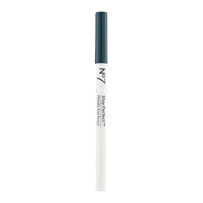 No7 Stay Perfect Amazing Eye Pencil - Green - Precision Tip Pencil Eyeliner for Silky, Effortlessly Smooth Texture - Up to 12 Hrs of Long Wearing, Waterproof Pigment (1g)