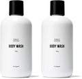 Public Goods Body Wash for Men and Women | Natural Soap for Bath & Shower | Body Scrub Made with Organic Essential Oils | Sulfate & Paraben Free | Vegan Friendly | 12 Fl Oz Bottle (Pack of 2)