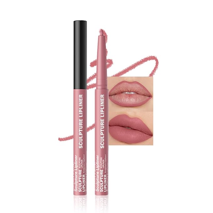 12 Colors Matte Lip Liner Pencil – Long Lasting Waterproof Lip Liner, Smudge Proof Transfer Proof Lip Pencil, High Pigment Lip Makeup for Defining & Filling Lips (11#, 1PCS)