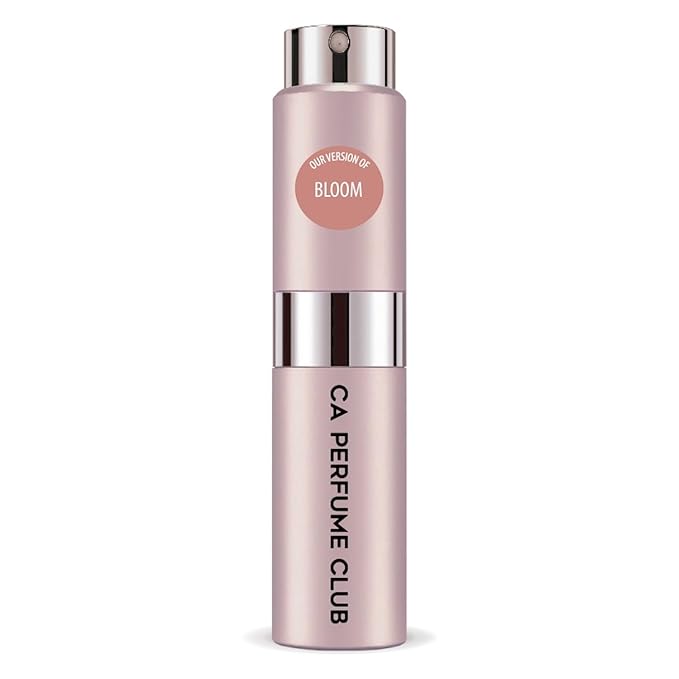 CA Perfume Impression of Bloom For Women Replica Version Fragrance Dupes Concentrated Long Lasting Eau de Parfum Spray Refillable Atomizer Bottle 0.27 Fl Oz/ 8ml