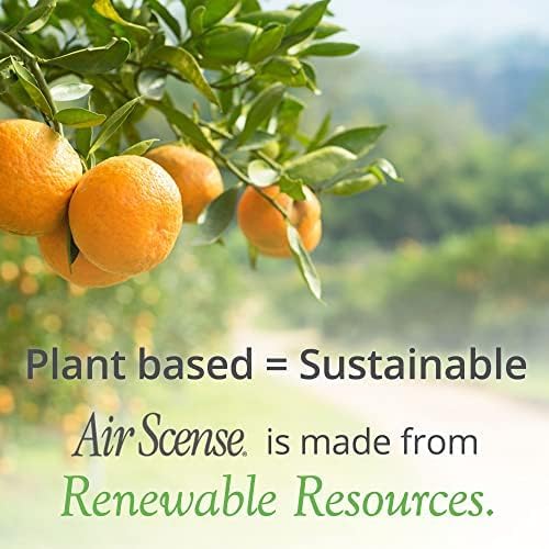 Air Scense Air Freshener Deodorizer Room Spray for Bathroom & Home, Essential Oils, Natural Orange- 7 fl oz (2-Pack)